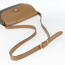 Christian Dior Honeycomb Canvas Shoulder Bag PVC Gold Khaki Auth am10634-7