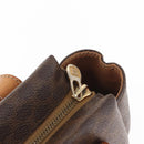 CELINE Macadam Canvas Hand Bag PVC Leather Brown Gold Auth am10636-17