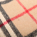 Burberrys Nova Check Scarf Wool Beige Auth am10638-9