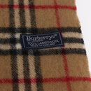 Burberrys Nova Check Scarf Wool Beige Auth am10639V-5