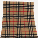 Burberrys Nova Check Scarf Wool Beige Auth am10640-13