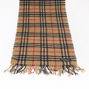 Burberrys Nova Check Scarf Wool Beige Auth am10640-4