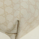 GUCCI GG Supreme Tote Bag PVC White Gold 211138 Auth am10641V-9
