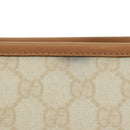 GUCCI GG Supreme Tote Bag PVC White Gold 211138 Auth am10641V-3