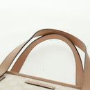 GUCCI GG Supreme Tote Bag PVC White Gold 211138 Auth am10641V-14