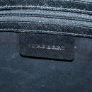 BURBERRY Nova Check Shoulder Bag Canvas Leather Beige Black Auth am10644V-11