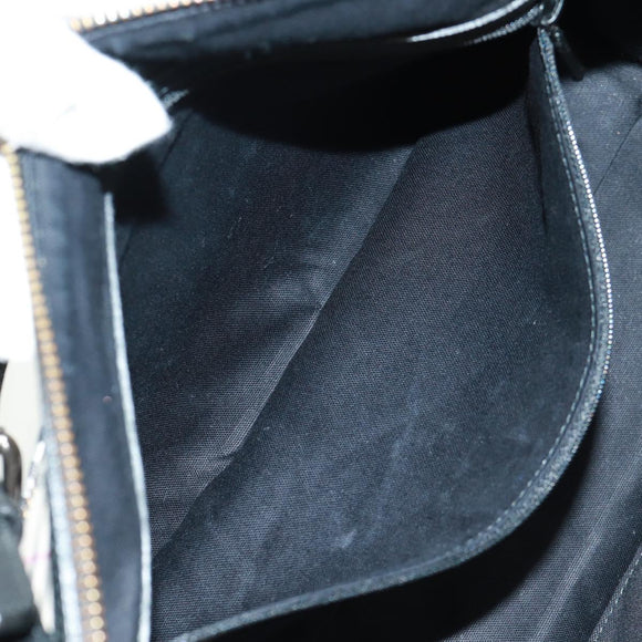 BURBERRY Nova Check Shoulder Bag Canvas Leather Beige Black Auth am10644V