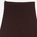 FENDI Zucca Scarf Wool Brown Black Auth am10646-12