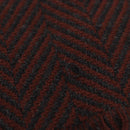 FENDI Zucca Scarf Wool Brown Black Auth am10646-5