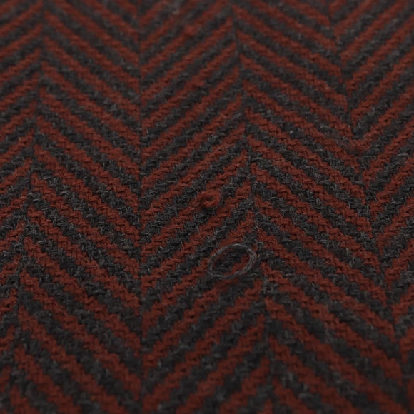 FENDI Zucca Scarf Wool Brown Black Auth am10646
