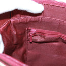 BURBERRY Nova Check Shoulder Bag Canvas Leather Beige Red gold Auth am10647V-20