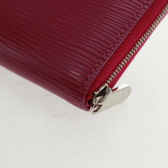 LOUIS VUITTON Epi Zippy Coin Purse Coin Purse Fuchsia M60383 LV Auth am10652V