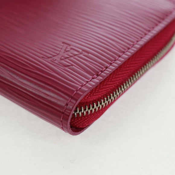 LOUIS VUITTON Epi Zippy Coin Purse Coin Purse Fuchsia M60383 LV Auth am10652V