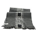 Christian Dior Oblique Großer Schal Wolle Schwarz Original am10653V-13