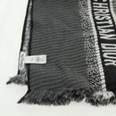 Christian Dior Oblique Großer Schal Wolle Schwarz Original am10653V-14