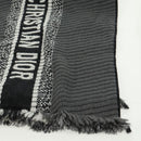 Christian Dior Oblique Großer Schal Wolle Schwarz Original am10653V-15