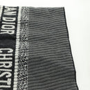 Christian Dior Oblique Großer Schal Wolle Schwarz Original am10653V-19