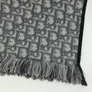 Christian Dior Oblique Großer Schal Wolle Schwarz Original am10653V-20
