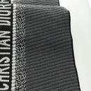 Christian Dior Oblique Großer Schal Wolle Schwarz Original am10653V-6