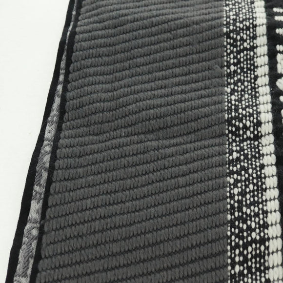 Christian Dior Oblique Großer Schal Wolle Schwarz Original am10653V