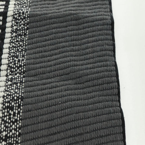 Christian Dior Oblique Großer Schal Wolle Schwarz Original am10653V