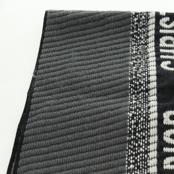 Christian Dior Oblique Großer Schal Wolle Schwarz Original am10653V