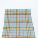 Burberrys Nova Check Scarf Cashmere Light Blue Auth am10659-11