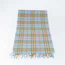 Burberrys Nova Check Scarf Cashmere Light Blue Auth am10659-6