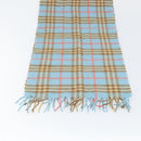 Burberrys Nova Check Scarf Cashmere Light Blue Auth am10659-8