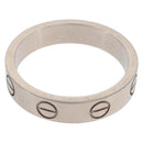 CARTIER Love Ring Ring 750 White gold Auth am10660SM-3