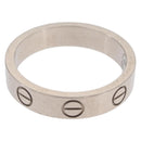 CARTIER Love Ring Ring 750 White gold Auth am10660SM-4
