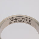 CARTIER Love Ring Ring 750 White gold Auth am10660SM-8