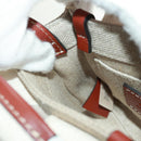 Chloe Woody Mini Hand Bag Canvas 2way Ivory Auth am10661SAV-20