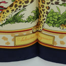 Salvatore Ferragamo Elephant Cheetah Lion Jaguar Leopard Tiger Auth am10674V-12