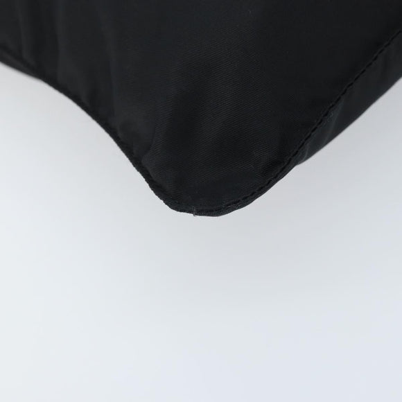PRADA Shoulder Bag Nylon Black Silver Auth am10675