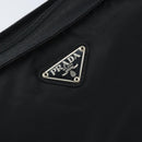 PRADA Shoulder Bag Nylon Black Silver Auth am10675-18