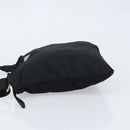 PRADA Shoulder Bag Nylon Black Silver Auth am10675-4