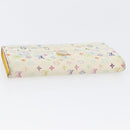 LOUIS VUITTON Multicolor Portefeuille Sarah Long Wallet 2 Set White Auth am10676-14