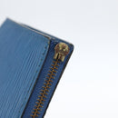 LOUIS VUITTON Epi Pochette Accessoires Pouch Blauw M52985 LV Auth am10677-9