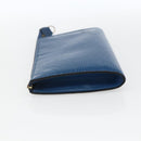LOUIS VUITTON Epi Pochette Accessoires Pouch Blauw M52985 LV Auth am10677-3