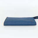 LOUIS VUITTON Epi Pochette Accessoires Pouch Blauw M52985 LV Auth am10677-6