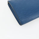 LOUIS VUITTON Epi Pochette Accessoires Pouch Blauw M52985 LV Auth am10677-14