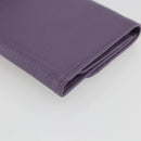 Salvatore Ferragamo Gancini Long Wallet Leather Silver Light purple Auth am10678-10