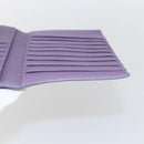 Salvatore Ferragamo Gancini Long Wallet Leather Silver Light purple Auth am10678-15