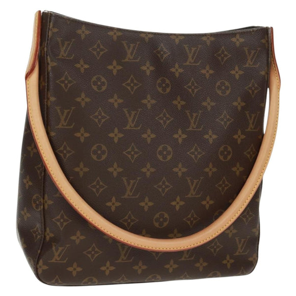 LOUIS VUITTON Monogram Looping GM Shoulder Bag M51145 LV Auth am10682SAV