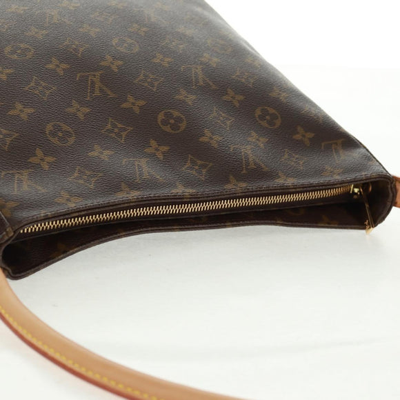 LOUIS VUITTON Monogram Looping GM Shoulder Bag M51145 LV Auth am10682SAV