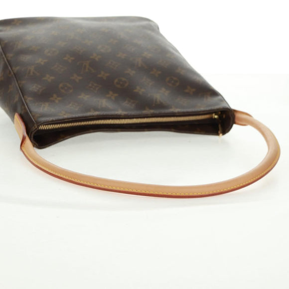 LOUIS VUITTON Monogram Looping GM Shoulder Bag M51145 LV Auth am10682SAV