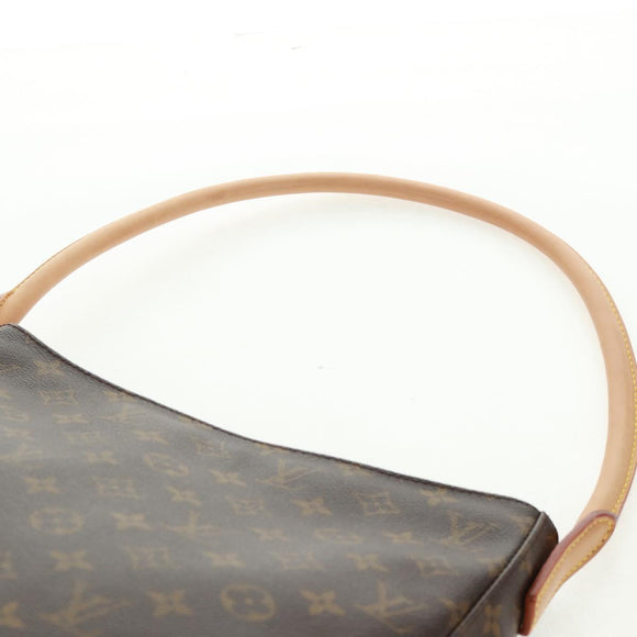 LOUIS VUITTON Monogram Looping GM Shoulder Bag M51145 LV Auth am10682SAV