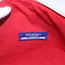 BURBERRY Blue Label Hand Bag Canvas Beige Silver Auth am10683-15