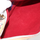 BURBERRY Blue Label Hand Bag Canvas Beige Silver Auth am10683-16